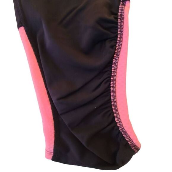 Under Armour Women's Pair UA Fly-By Compression Pink & Blue Capri Leggings Small - Picture 5 of 15